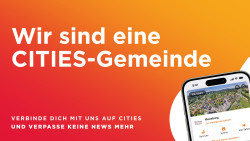 Wir sind eine CITIES-Gemeinde. Verbinde dich mit uns aus CITIES und verpasse keine News mehr.